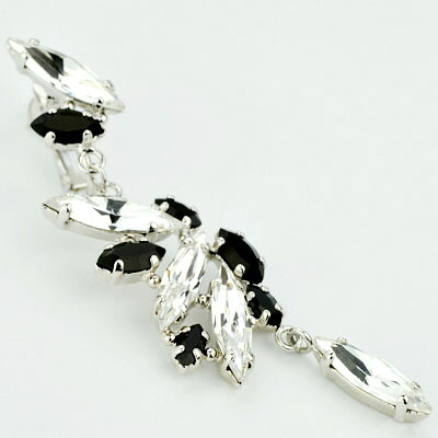 MASAAKi TAKAHASHi イヤリング shining wing black　クリスタルガラス　よせものアクセサリー｜AccessAccessory