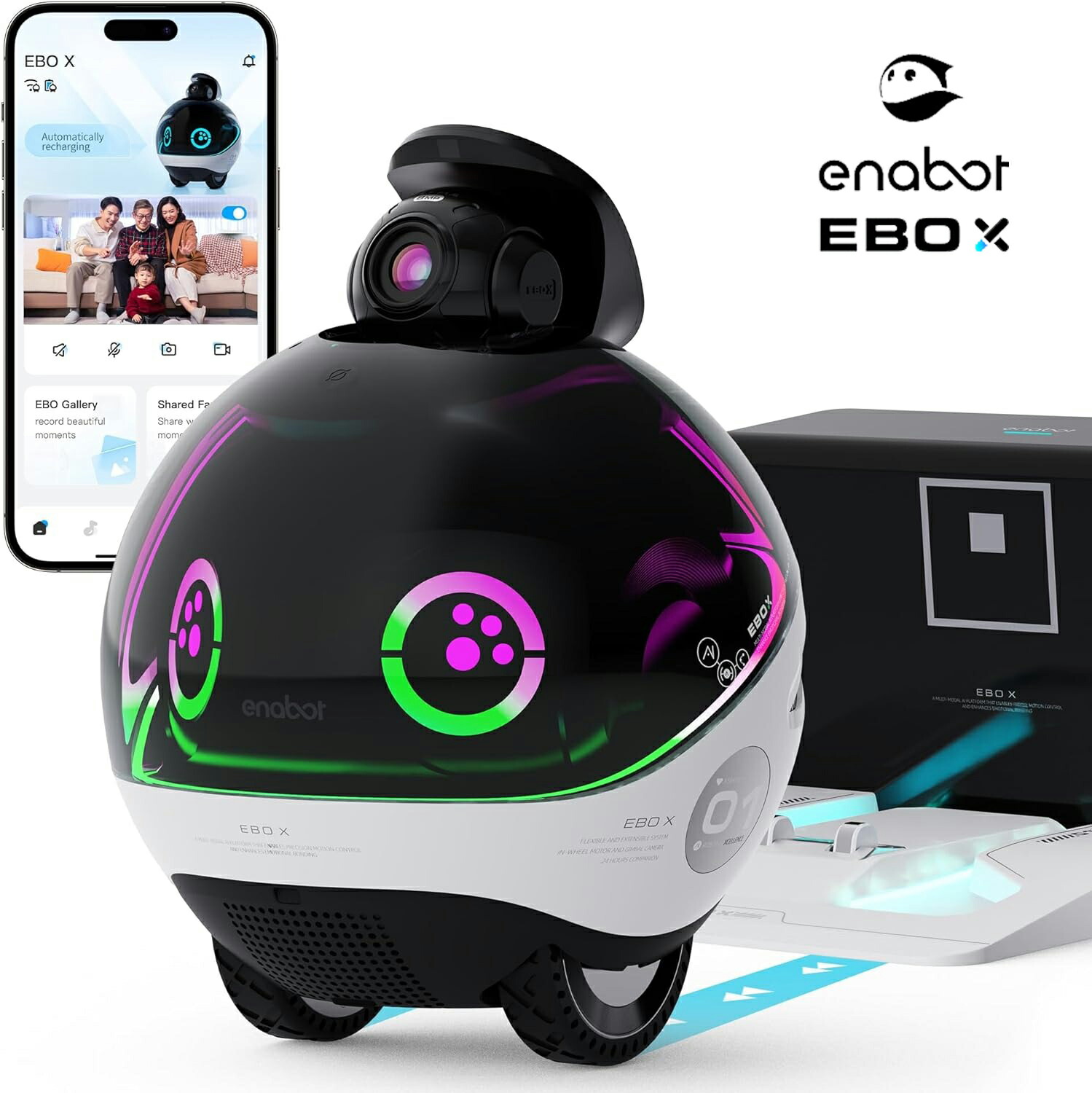 楽天市場】ペットカメラ 見守りカメラ EBO SE 見守り ロボット