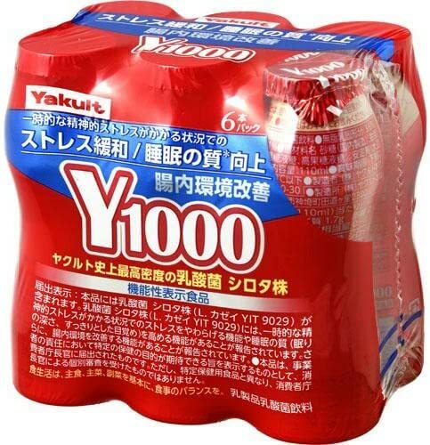 Yakult ヤクルト1000 110ml x 6本パック 不安が解消され深い眠りにつけます | 赤塚商店