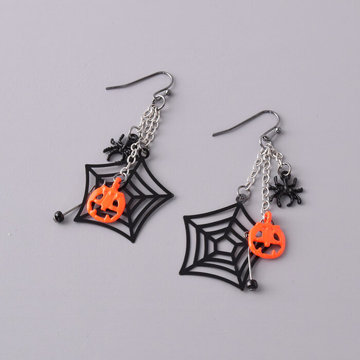 楽天市場】オバケ かぼちゃのピアス ハロウィン かわいい フックピアス