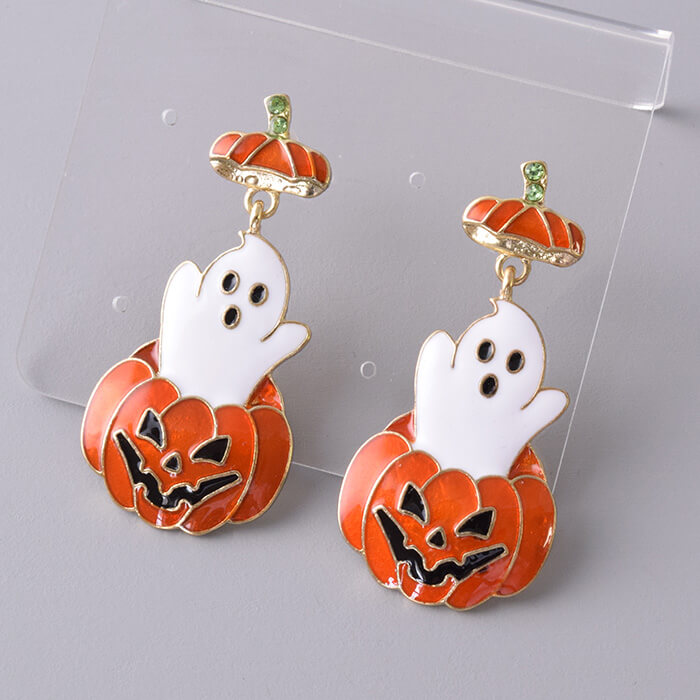 楽天市場】ピアス ハロウィンパーティー コウモリ パンプキン オバケ