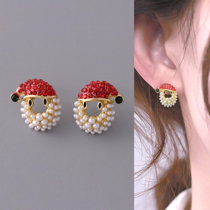 楽天市場】トナカイモチーフ ピアス クリスマス ゴールド プレゼント