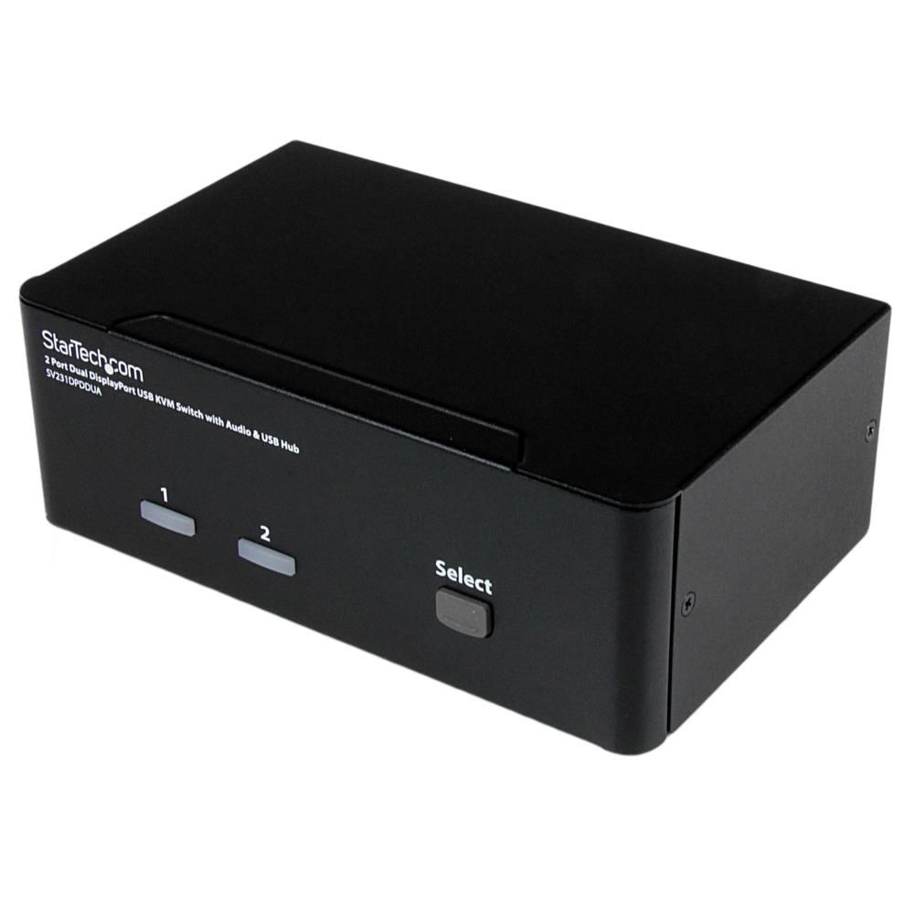 2界面 デュアルDisplayPort（見せびらかす界面）相応うUSB繋ぎ合わせるKVM取り替えっこ（マイコンうつり変わり器） オーディオ相応う 2界面USB 2.0 こしき積み上げる 解像力2560x1600@60サイクル相応う はやりっ子テック StarTech.com 3年言いはなつ