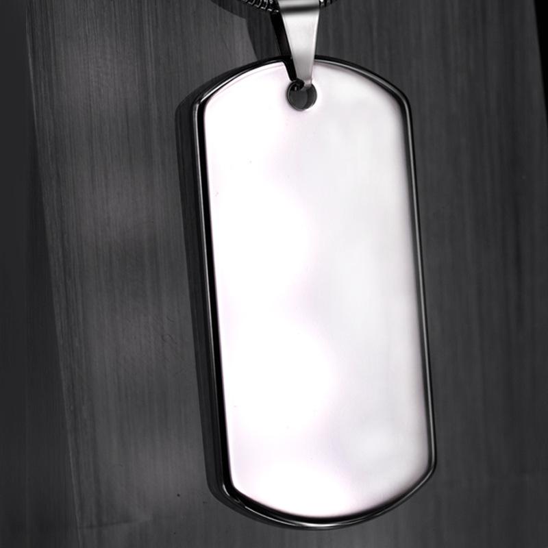 メンズ ネックレス タングステン ドッグタグ ペンダント ヒップホップ ストリート ファッション アクセサリー 欧米風 スタイリッシュ 耐久性 普段使い コーディネート|アクセルジャパン