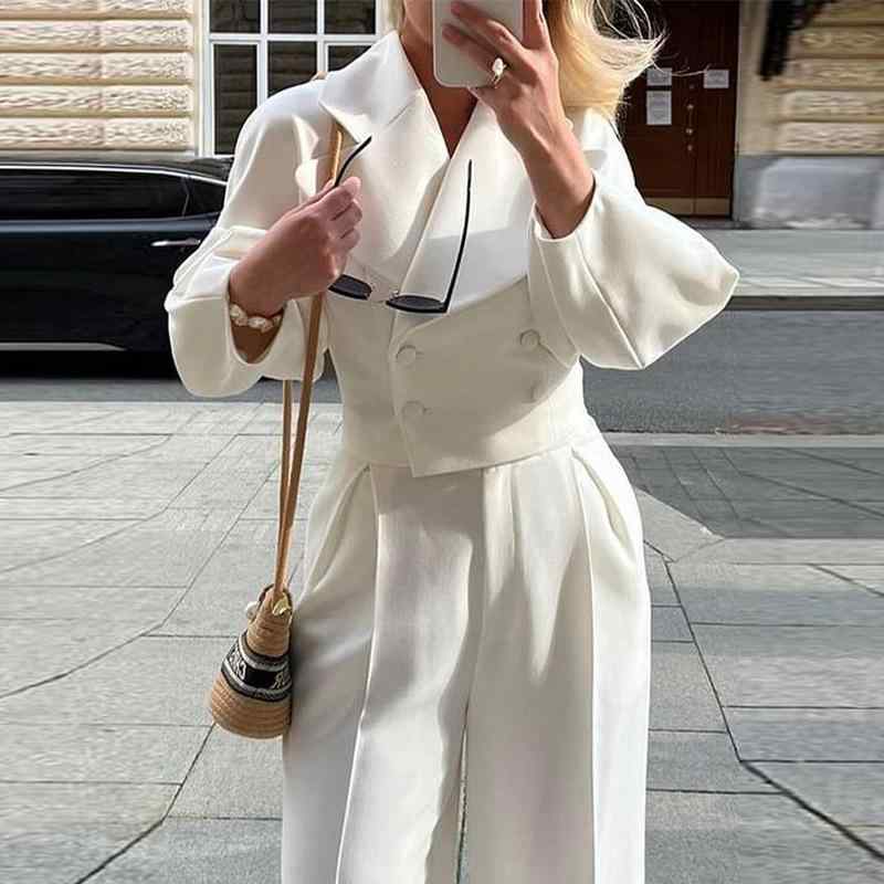 セットアップ レディース テーラードジャケット ロングズボン下 上下書き割り 第一義的 分かりやすい定番無地スタンダードナチュラルカジュアル普段使い