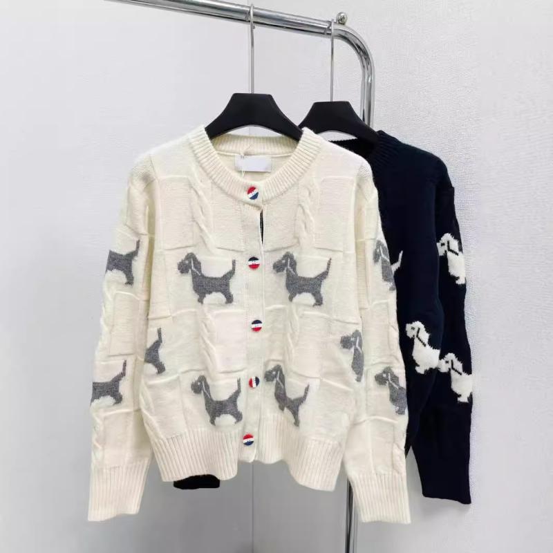 カーディガン レディース 女性用 トップス ニット セーター アウター 上着 羊毛 ウール 長袖 前開き かわいい 子犬 ジャガード 刺繍 學院風 スクール ガールズ 通勤 通学 普段使い お出かけ 羽織り 暖かい 保温性 防寒 厚手 春秋 秋冬 高級感｜アクセルジャパン