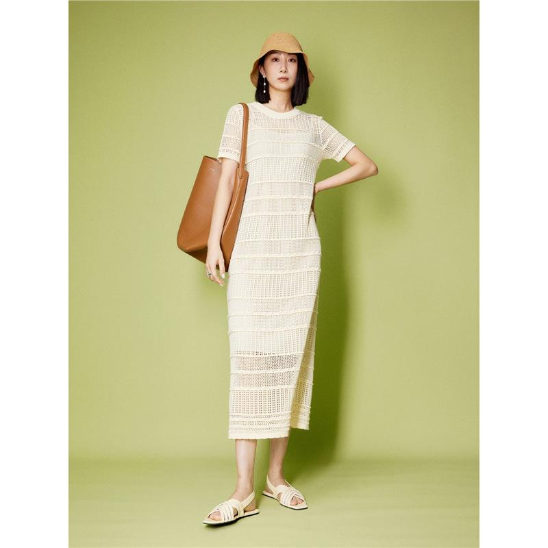 ワンピース レディース 春夏 ロング丈 半袖 切り替え 透かし彫り セットアップ 上下セット 体型カバー 大きいサイズ ゆったり 着痩せ 伸縮性 スリム見え ウエストマーク おしゃれ きれいめ 大人 かわいい お呼ばれ デート 二の腕カバー 通勤 オフィ|アクセルジャパン