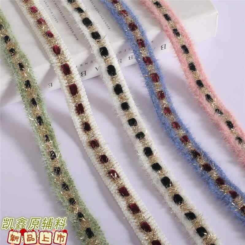 手芸用品 リボン レディース 幅2cm 韓国 織テープ 服飾副資材 ベルベット素材 金糸編み込み 切り替え 花柄装飾 手芸用 DIY 縁取りテープ アクセント 飾り紐 装飾資材 ラッピング材料 パーツ 衣装装飾 アップリケ 手芸材料|アクセルジャパン