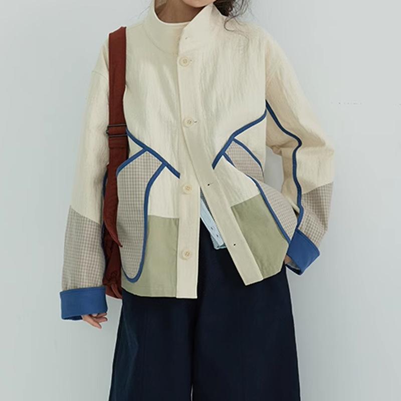 春夏 綿 ショート ジャケット 軽量 スタイリッシュ アウター 女性用 普段使い 通勤 通年対応｜アクセルジャパン 8,250円