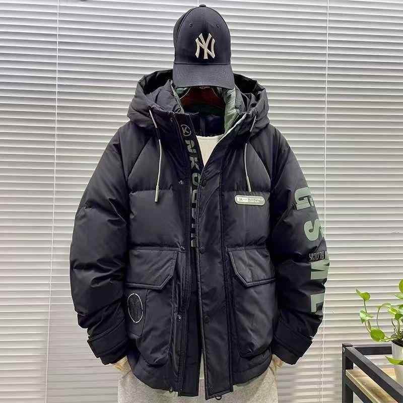 ダウンジャケット メンズ 冬用 厚手 フィット 中高生 白鴨ダウン 保暖 アウター ストリートファッション 軽量 防寒 学校用 普段使い ブラック グレー ネイビー|アクセルジャパン