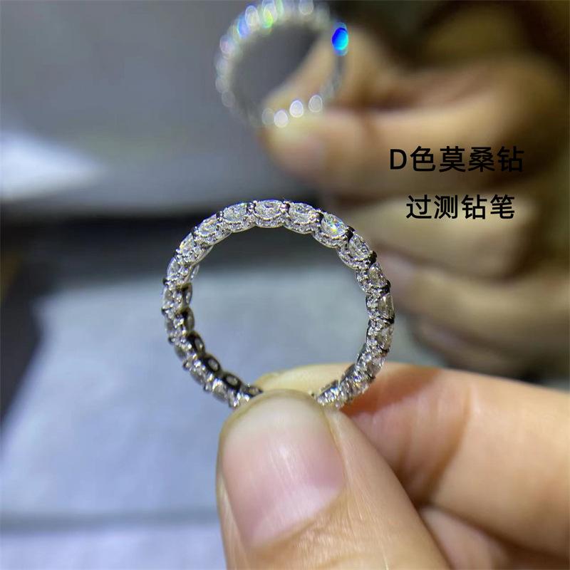 指輪 レディース ジュエリー モアサナイト フルエタニティ 重ね付け 風 ジルコニア プラチナ仕上げ 婚約指輪 結婚指輪 シルバー プロポーズ 記念日 ギフト プレゼント シンプル 上品 高級感 輝き 華奢 細見え 繊細 大人かわいい|アクセルジャパン