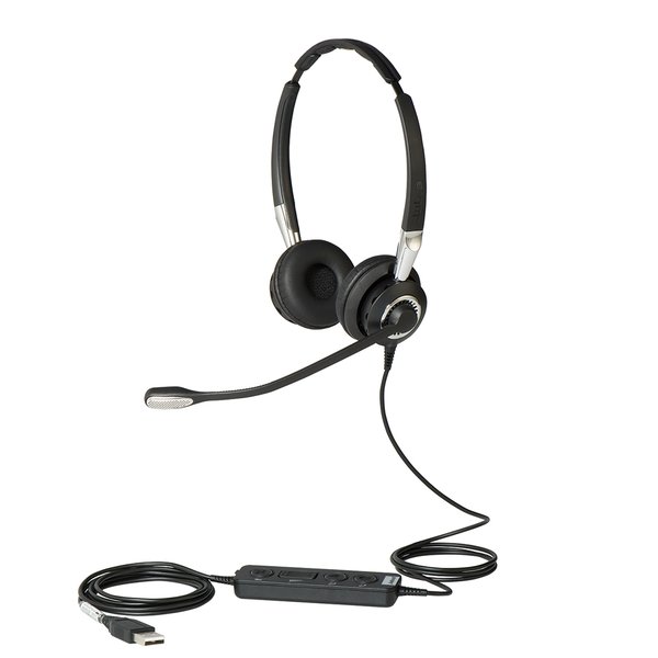 【置き目品 国内3年引き受ける付き添い人】 JABRA BIZ 2400 II Duo NC W  両耳 usb-a 有線 上端仕掛ける マイクロホン付き添い人 ノイズキャンセリング テレ細工物 在宅仕え奉る 話し合い zoom teams Skype マイコン ゲーミング 競り合い e運動競技  受話器 ジャブラジャー GNオーディオジャパン