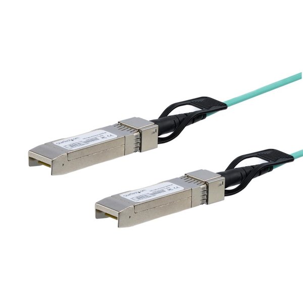 SFP+ アクティブ光ケーブル 5m Cisco製SFP-10G-AOC5M互換AOCケーブル 10GbE 送料無料 スターテック Startech 全使用期間保証｜アクセルジャパン