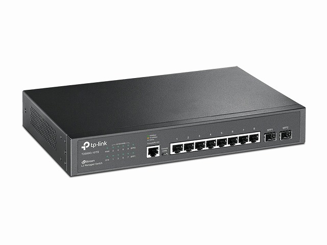 TP-Link JetStream 8-Port Gigabit L2 Managed Switch with 2 SFP Slots|アクセルジャパン