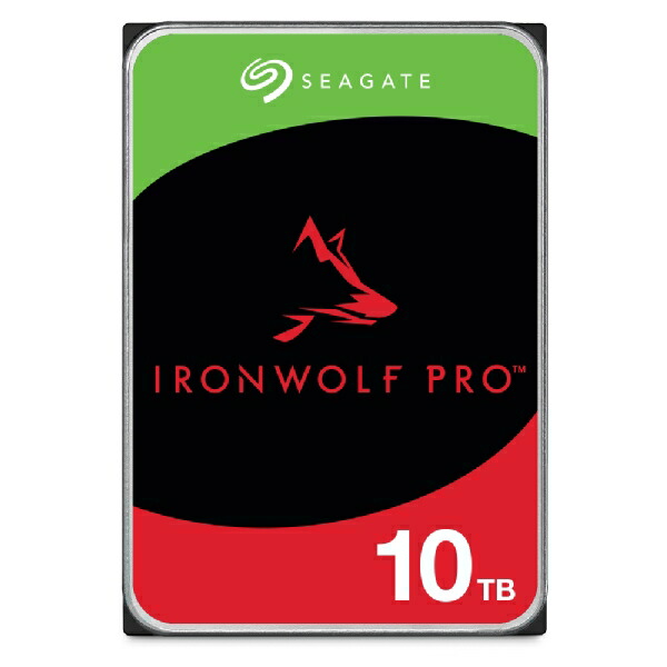 IronWolf Pro HDD(Helium)3.5inch SATA 6Gb/s 10TB 7200RPM 256MB 512E シーゲイト 【送料無料】｜アクセルジャパン