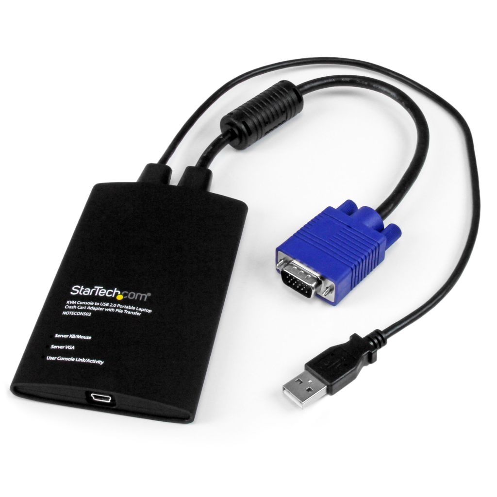 持ちはこぶ用KVMコンソールアダプター 万覚え帳マイコンのUSBに繋ぎ合わせる 整理保存用具移らす ビデオキャプチャ役立つこと付き添い人 はやりっ児テック StarTech.com 2年引きうける