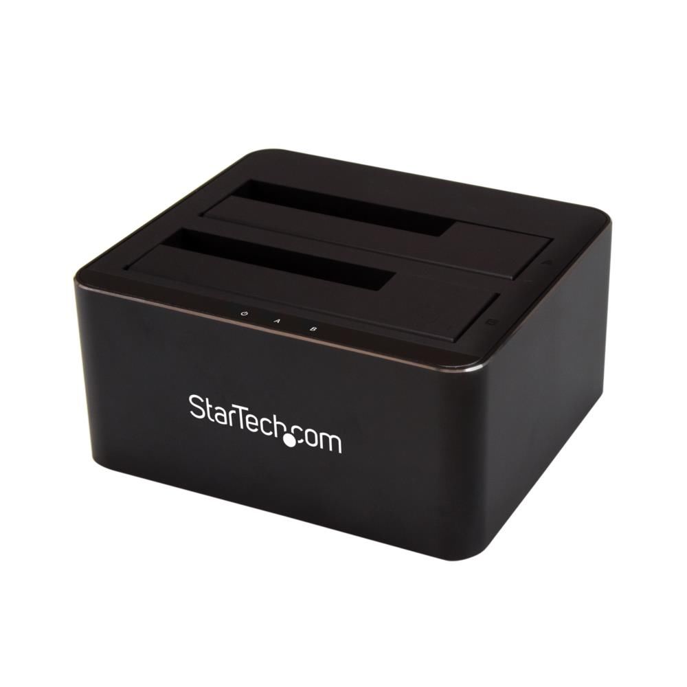 クレードル式SATA3.0対応HDD SSDドッキングステーション 2x 2.5 3.5インチドライブ対応 USB 3.0接続 スターテック StarTech.com 2年保証