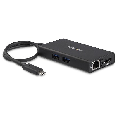 USB Type-C接続マルチアダプタ 4K HDMI対応 2x USB-Aポート 60W USB Power Delivery GbEポート 送料無料 スターテック Startech 3年保証|アクセルジャパン