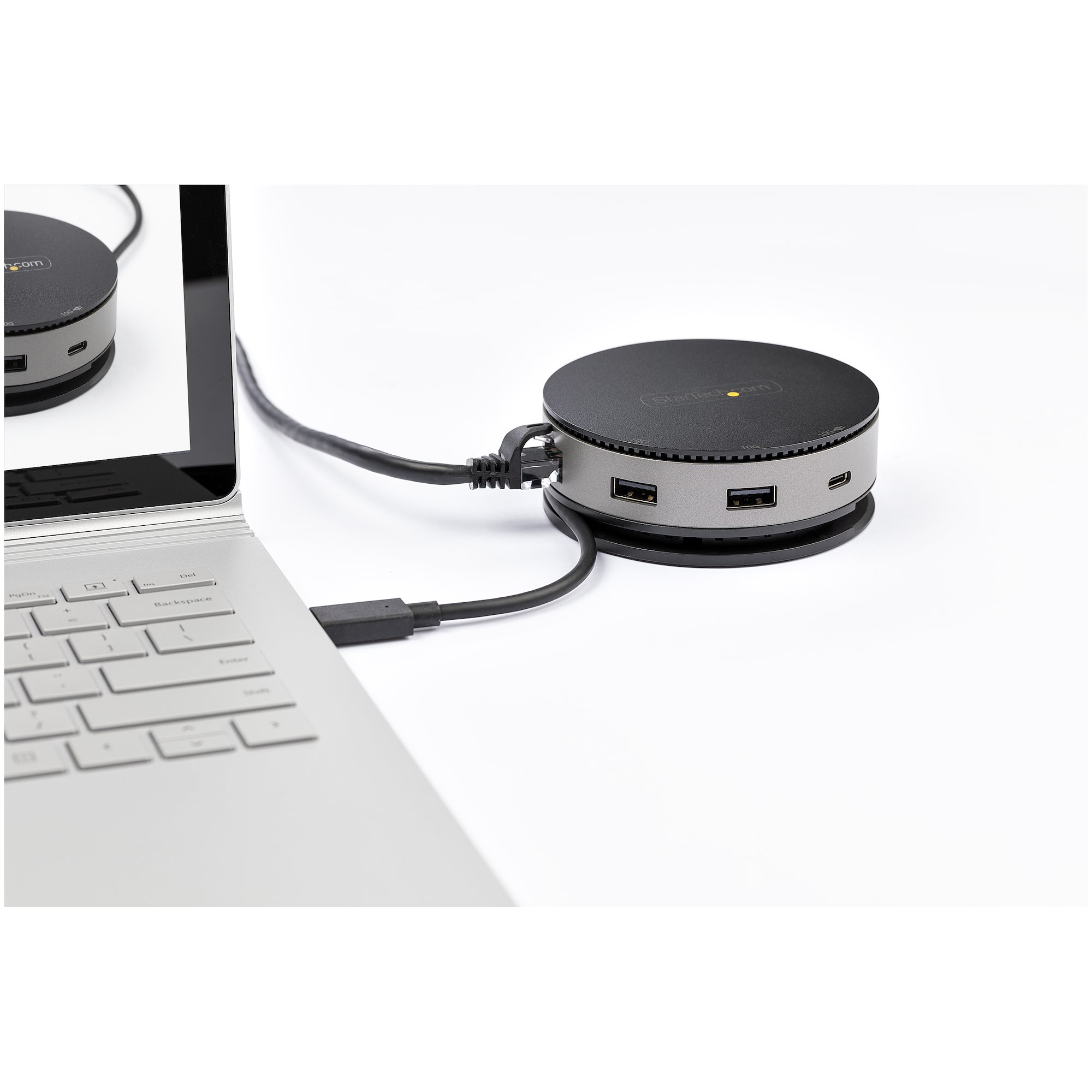 USBType-Cマルチ変換アダプターUSB-CマルチハブUSB3.1Gen2(10Gbps)/HDMIDisplayPort(4K60Hz)、VGA(1080p)/75WUSBPD/3ポートUSBハブ/ギガビット有線LANタイプCトラベルドック送料無料StarTech.com