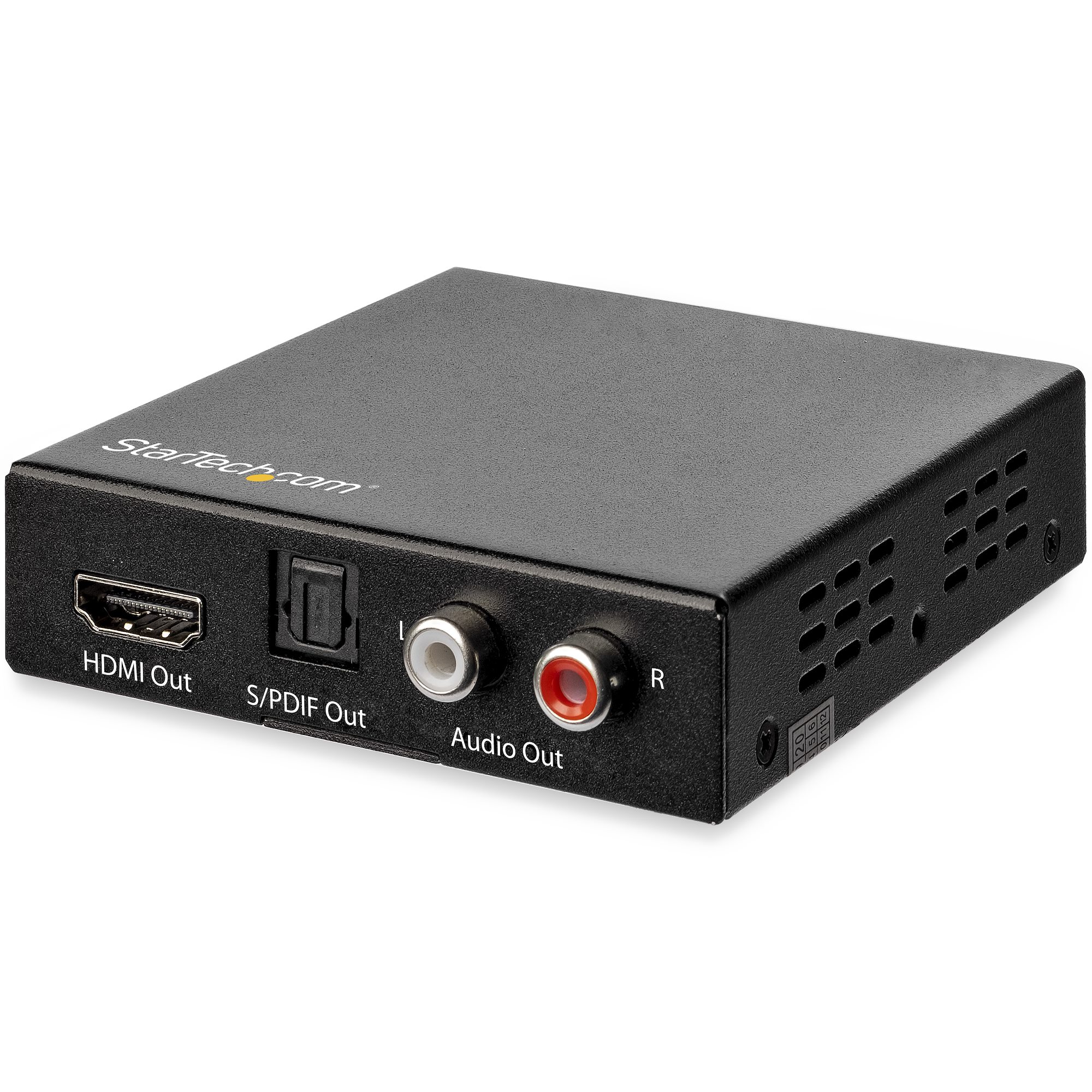HDMIデジタルオーディオ音吐引きはなす器 4K 60サイクル相応う HDR HDMI Toslink光デジタル RCA物音を受け支える   貨物輸送無料 はやりっ子テック Startech 2年引き受ける