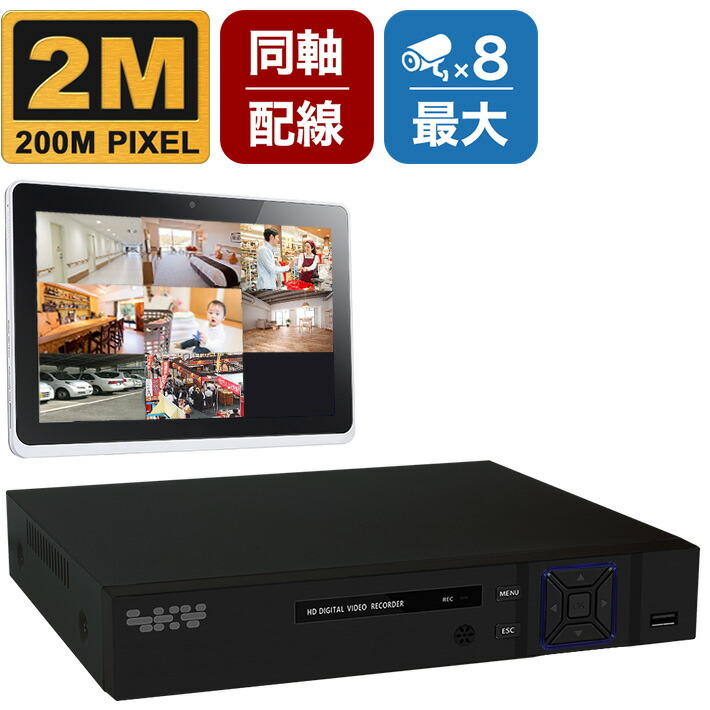 楽天市場】DVR 防犯カメラ専用 録画機 DVR 録画装置 高品質 高性能 1TB