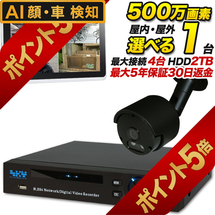 楽天市場】DVR 防犯カメラ専用 録画機 DVR 録画装置 高品質 高性能 1TB