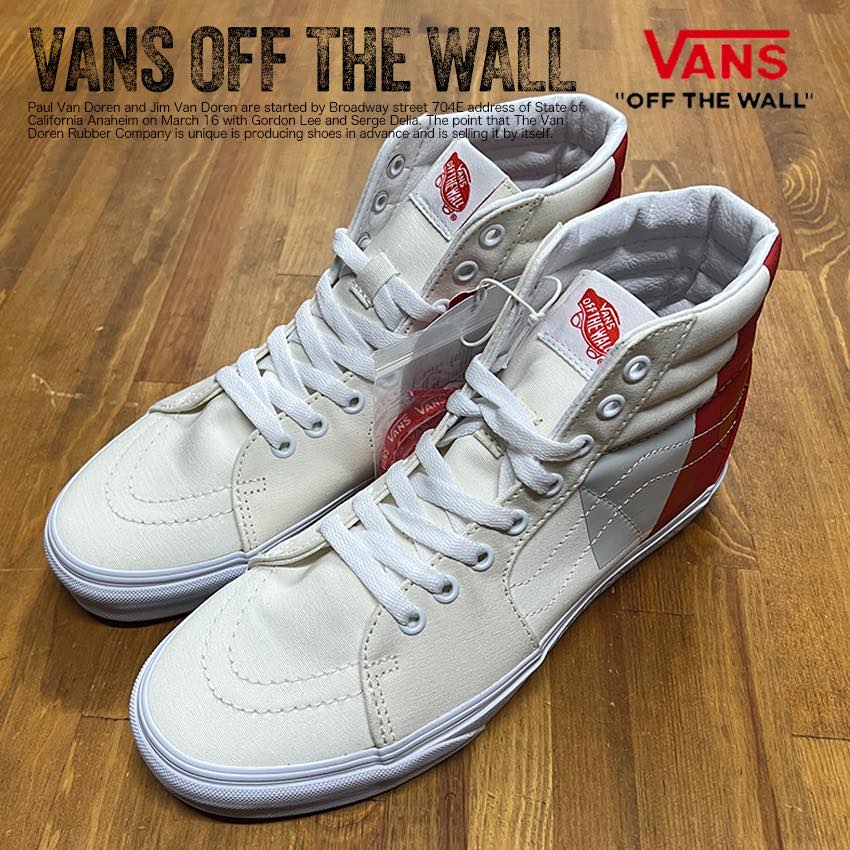 楽天市場】VANS ヴァンズ SK8-Hi MOCA LOGO MARSHMALLOW ハイカット