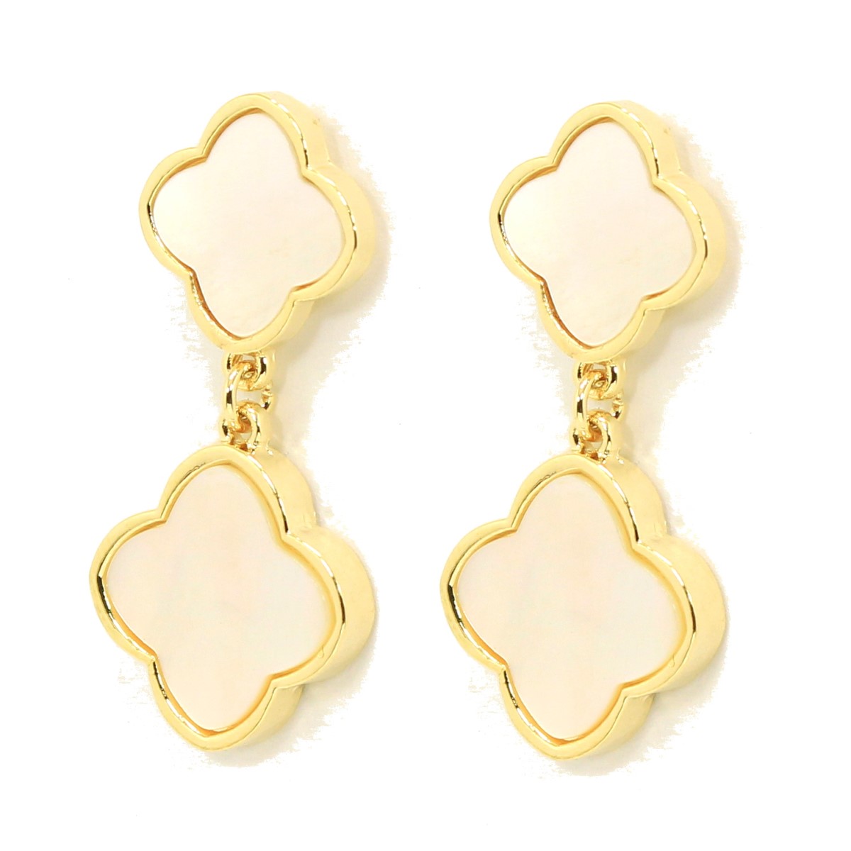 楽天市場】K18YG 白蝶貝 半円ピアス18金 白蝶貝ピアス k18 半球