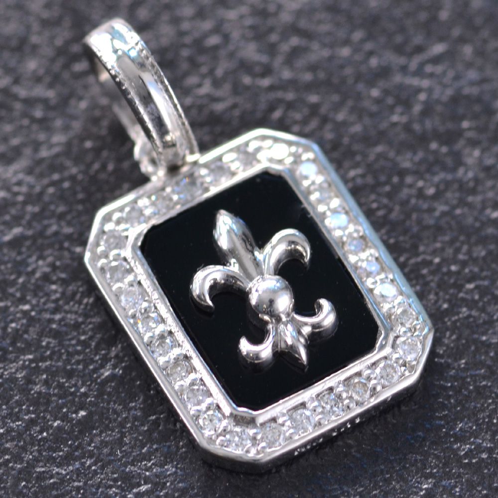 楽天市場】ペンダントトップ メンズ Pt1000 純プラチナ 百合の紋章