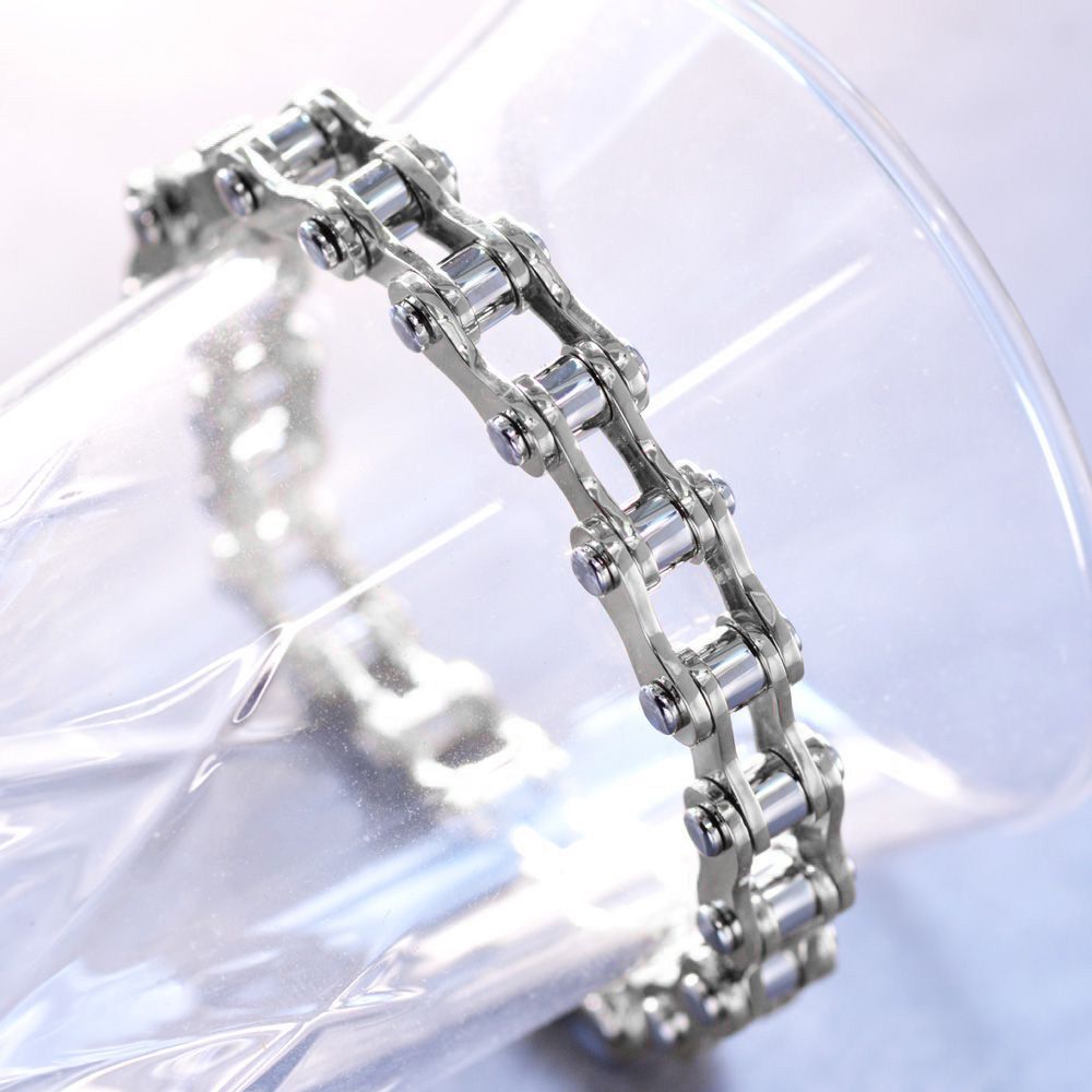【マラソン期間限定★10%OFFクーポン】ブレスレット メンズ プラチナ プラチナブレスレット メンズブレスレット チェーンブレスレット 19cm Pt900 自転車 バイクチェーン 日本製 刻印入り 男性用 地金ブレスレット シンプル プレゼント ギフト 【動画あり】｜アクセサリーマート 792,000円