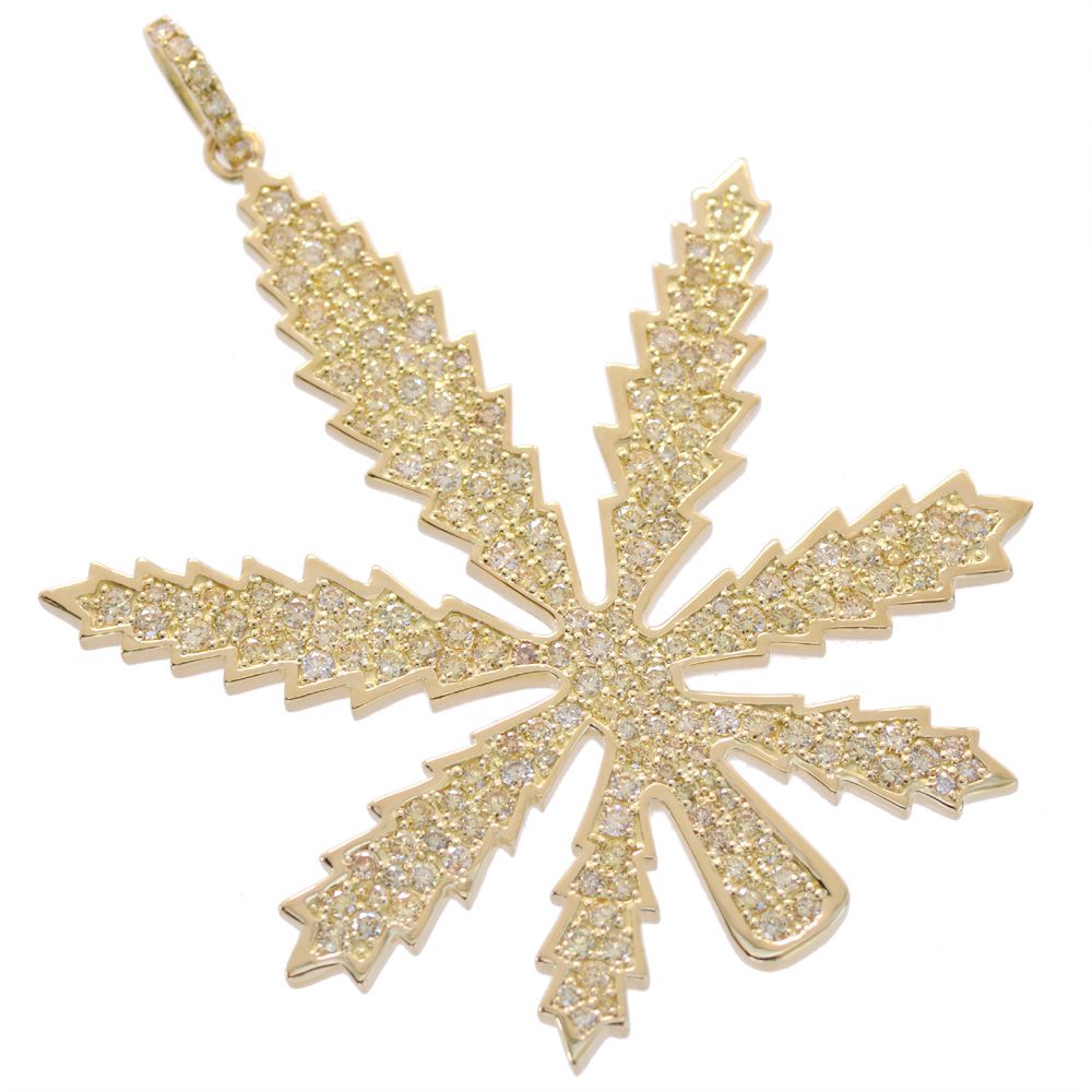 楽天市場】ペンダントトップ 大麻草 K18 : Jewelry Win 楽天市場店