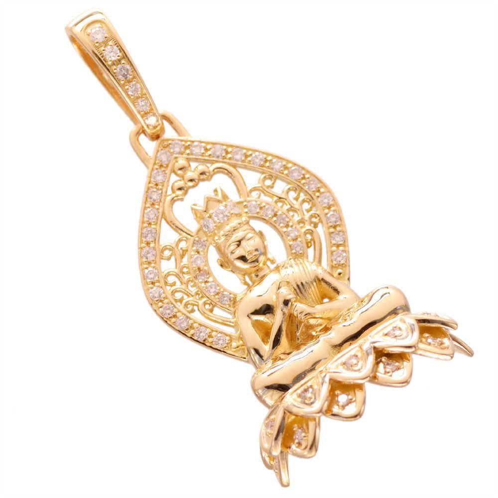 楽天市場】ペンダントトップ メンズ 18金 K18 18K ダイヤモンド