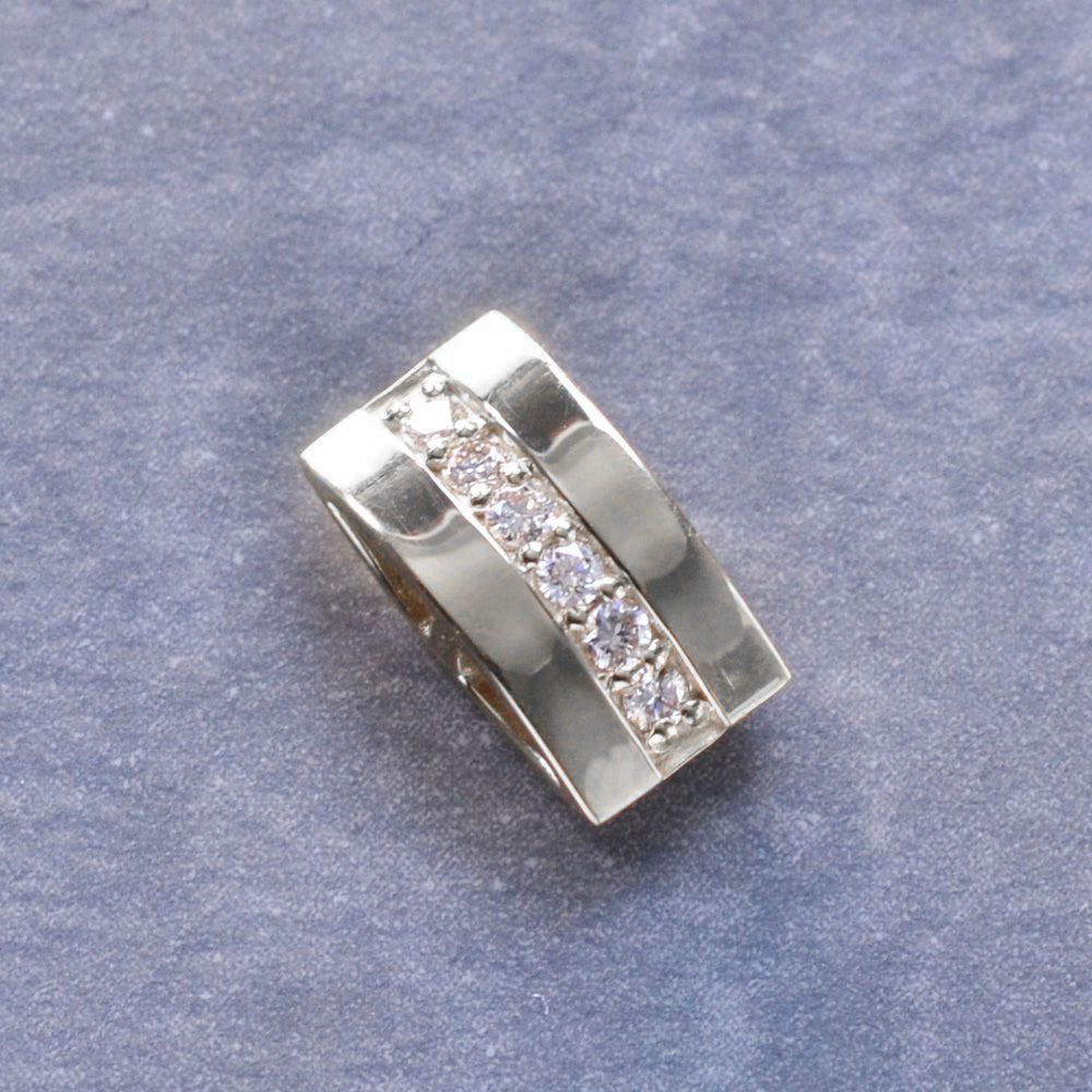 18k  WG  ダイヤモンド　ペンダントヘッド 楽天市場】ペンダントトップ メンズ 18金 K18 18K ダイヤモンド 20