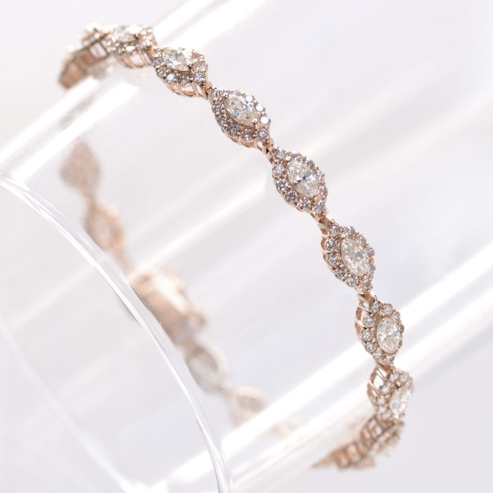 ダイヤが動く　18金ダイヤモンドブレスレット　18.4g 70726f647563742f32303230313231