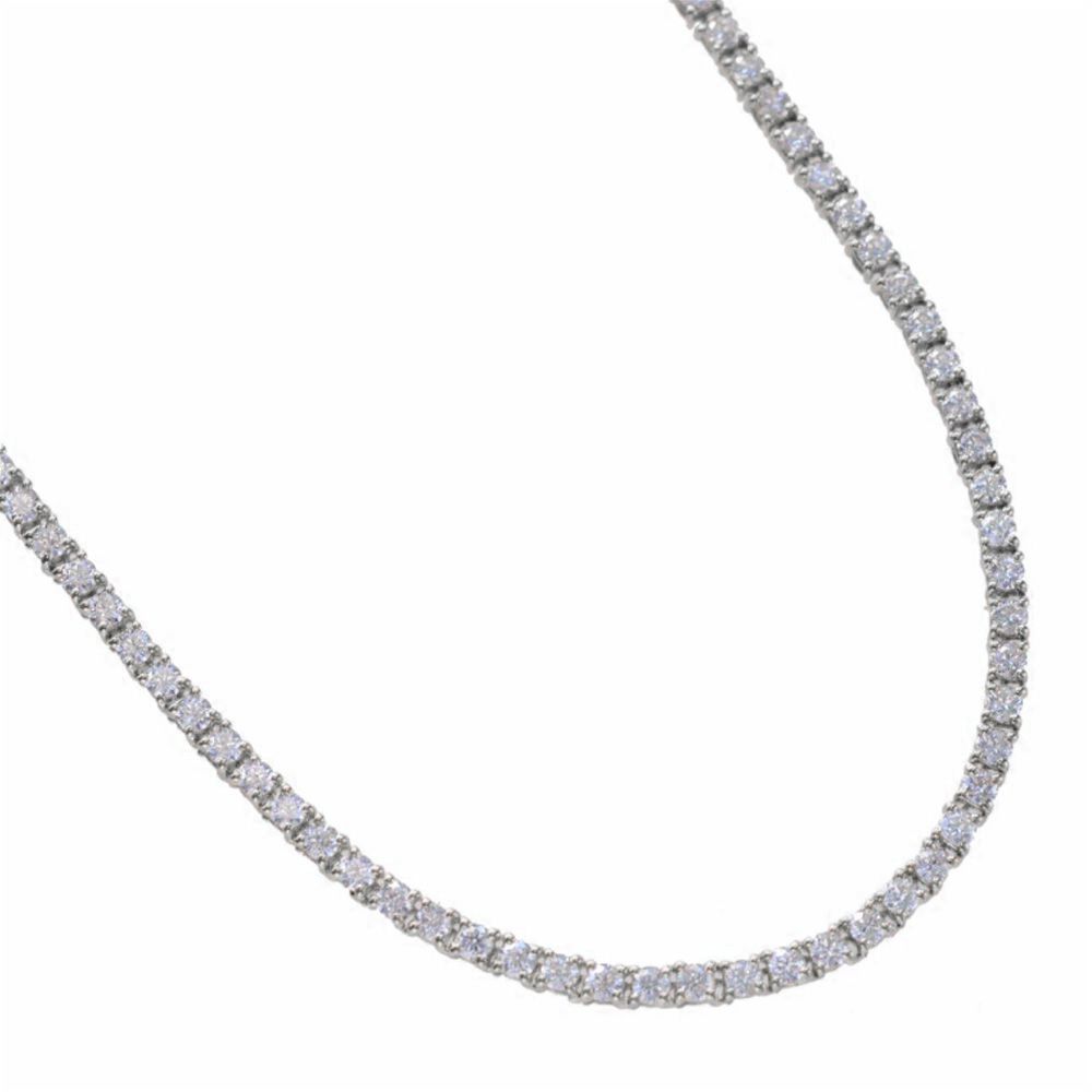 キラッと輝く テニスネックレス｜45cm ユニセックスアクセ特価品 キラッと輝く テニスネックレス｜45cm ユニセックスアクセ