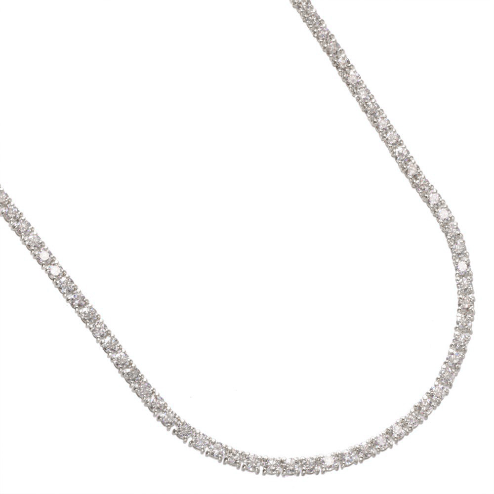 最上級の輝き】12.5ctテニスチェーンネックレス メンズ・レディース 最