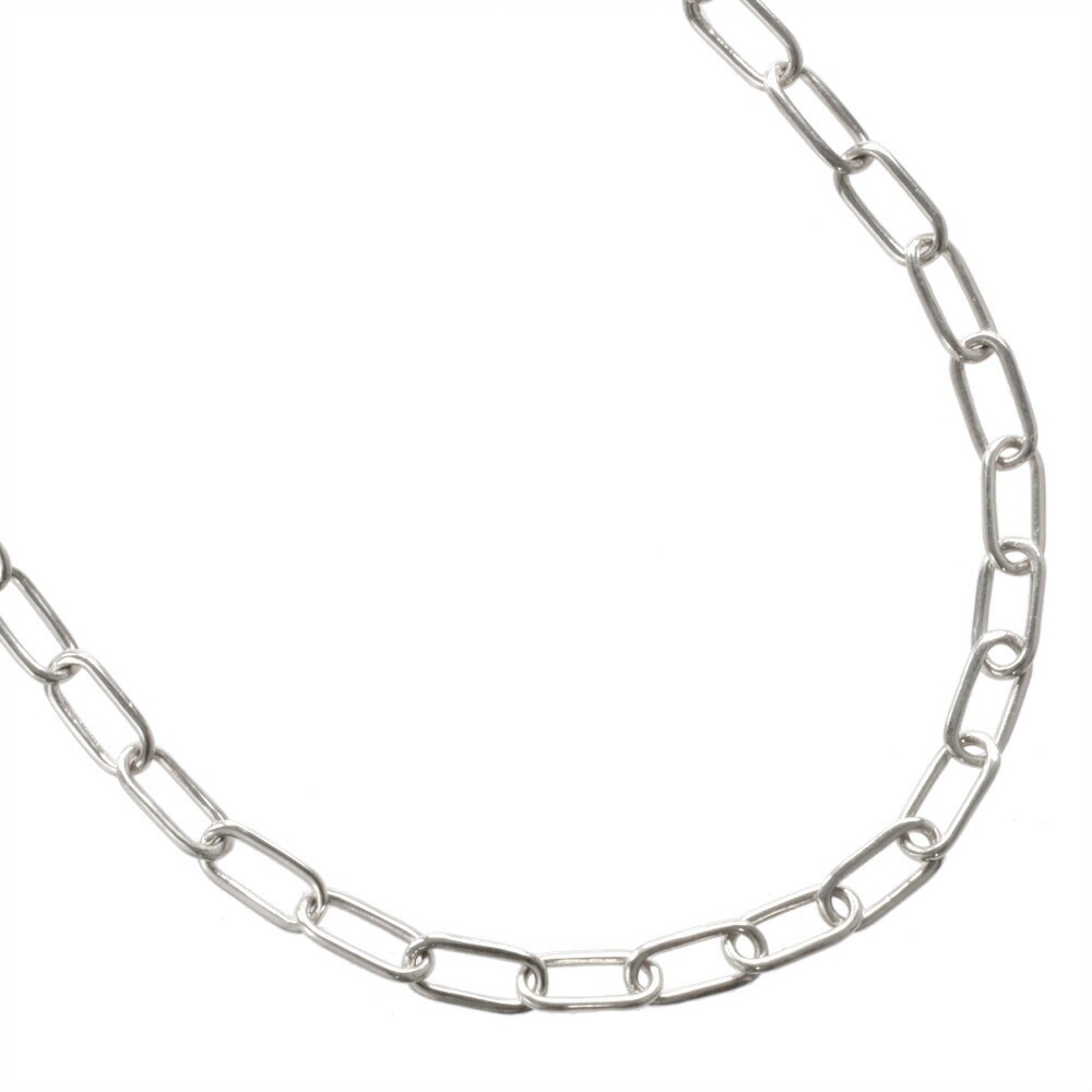 【間もなく終了★10%OFFクーポン】ネックレス メンズ K18WG 18金 ホワイトゴールド アズキ 地金 チェーンネックレス シンプル ジェンダーレス 50cm 小豆チェーン 日本製 刻印入り