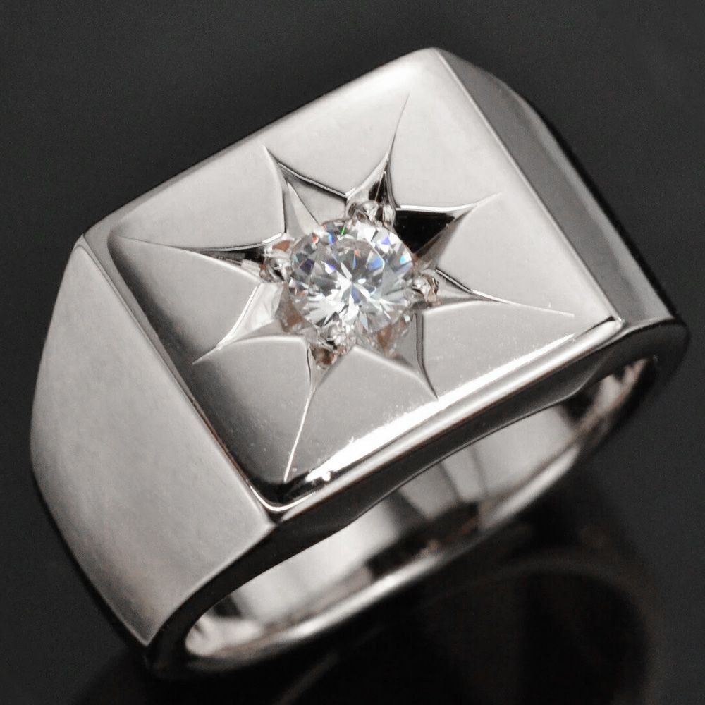 楽天市場】【BLACK FRIDAY☆10%OFFクーポン】指輪 メンズリング 18金