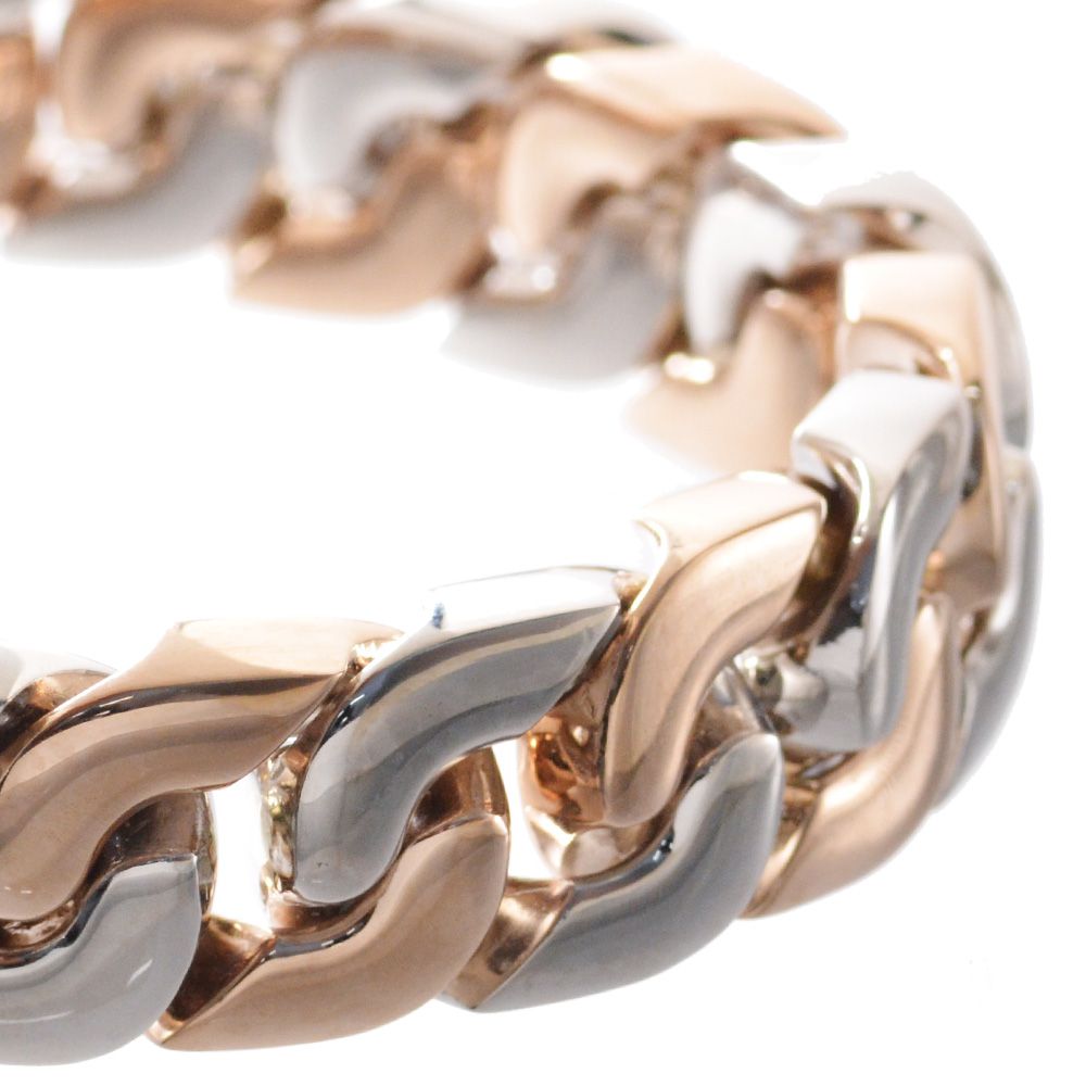 本日ワンダフルdayポイント11倍 18金 喜平ブレスレット K18 メンズ プラチナ ピンクゴールド コンビ 370g 26cm 喜平 メンズブレスレット 日本製 刻印入り 長さ指定可能 キヘイ 男性用 18mm幅 手造り 極太 おすすめ Hostalbuenosaires Cat