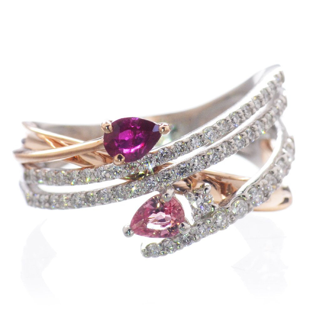 楽天市場】指輪 レディース サファイア ルビー ダイヤモンド