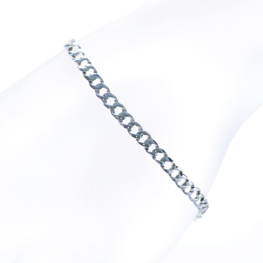 【マラソン期間限定★10%OFFクーポン】喜平 ブレスレット プラチナ レディース Pt900 18cm 日本製 刻印入り 男女兼用 キヘイ 5mm幅 手造り 地金 極上喜平【人気アイテム】【slim】