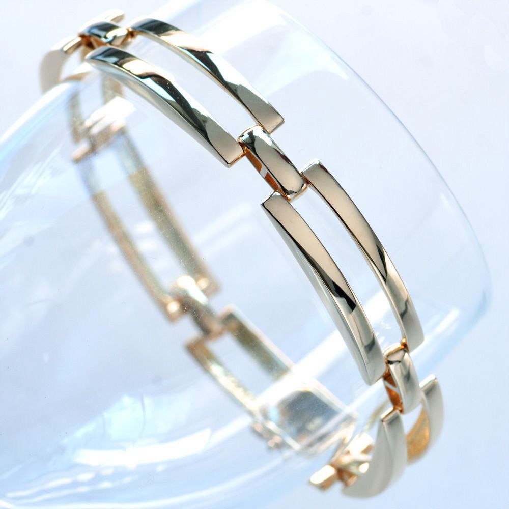 楽天市場 18金 ブレスレット メンズ K18 ピンクゴールド 32g cm 日本製 刻印入り 男性用 地金 アクセサリーマート