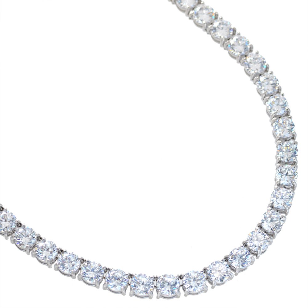 キラッと輝く テニスネックレス｜45cm ユニセックスアクセ特価品 キラッと輝く テニスネックレス｜45cm ユニセックスアクセ特価品