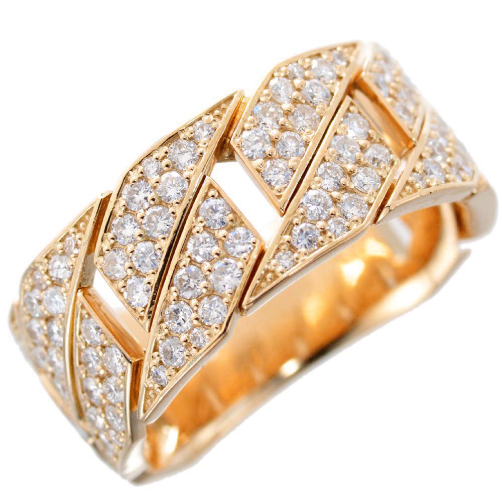 楽天市場】喜平 指輪 K18 18KPG ピンクゴールド プラチナ コンビ