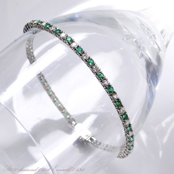 1点限定！ 天然 エメラルド ブレスレット 一粒 約0.5ct Bタイプ 10000007602305001-1.jpg