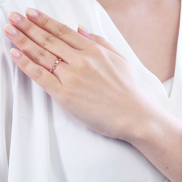 結婚指輪 マリッジリング ピンクゴールド ペアリング レディース Ananya 送料無料 Linumconsult Co Uk