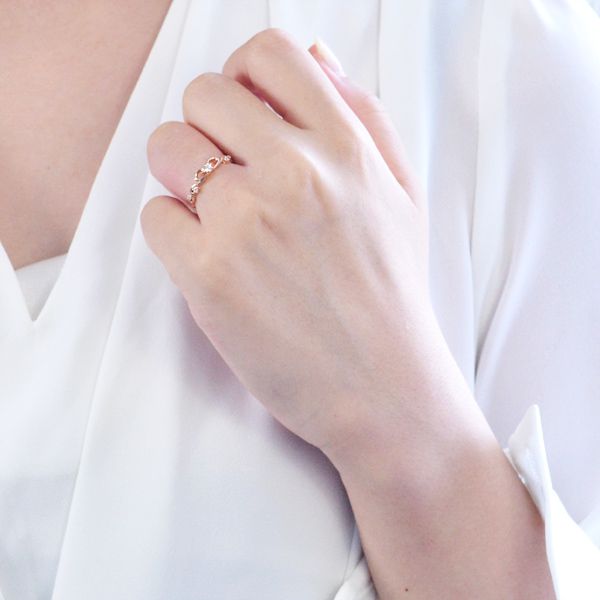 結婚指輪 マリッジリング ピンクゴールド ペアリング レディース Ananya 送料無料 Linumconsult Co Uk