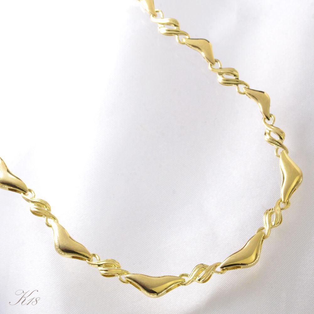 ネックレス チェーン メンズ メンズネックレス シンプル 18金 ネックレス ゴールド K18 18K 地金 日本製 刻印入り メンズ レディース 男女兼用 ユニセックス
