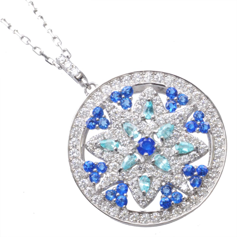 楽天市場】ネックレス レディース パライバトルマリン アウイナイト