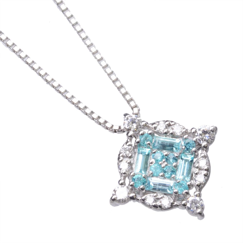 楽天市場】ネックレス レディース パライバトルマリン アウイナイト